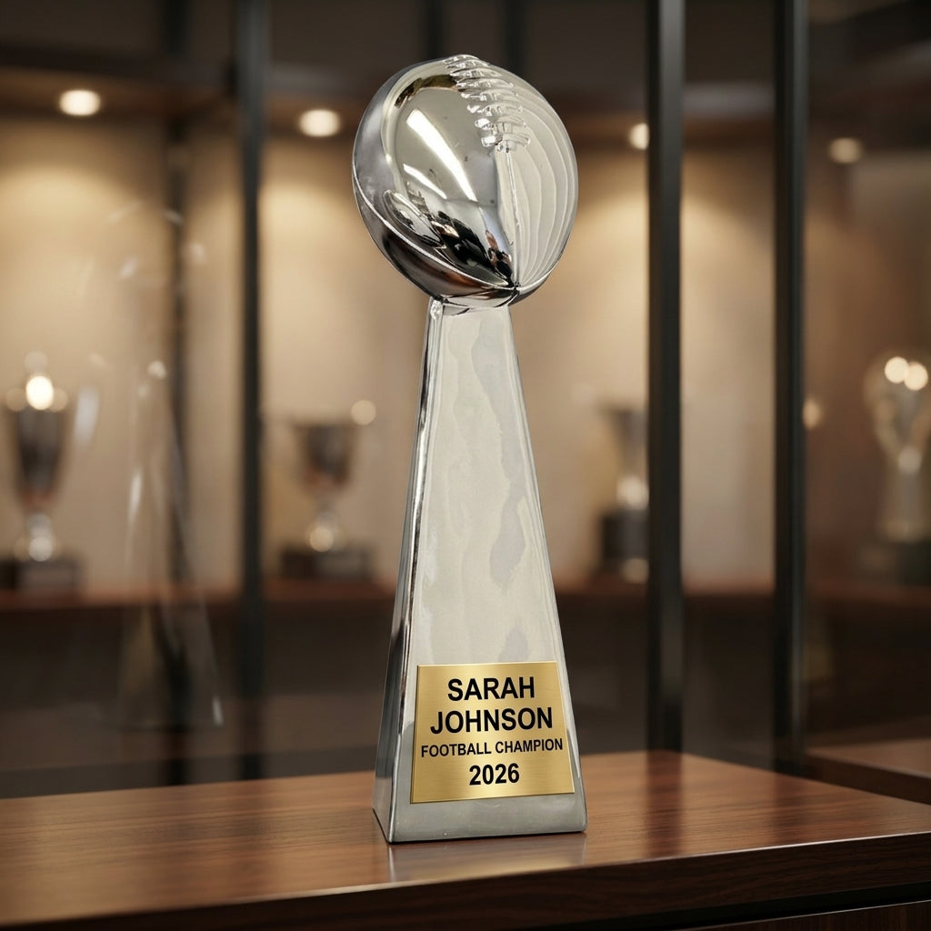 Personalized | Football Award | Custom Engraved | Football Trophy | MVP Award | Engraved | Custom | Youth Football | Championship - View 4