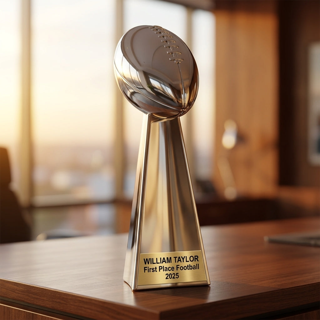 Personalized | Football Award | Custom Engraved | Football Trophy | MVP Award | Engraved | Custom | Youth Football | Championship - View 5