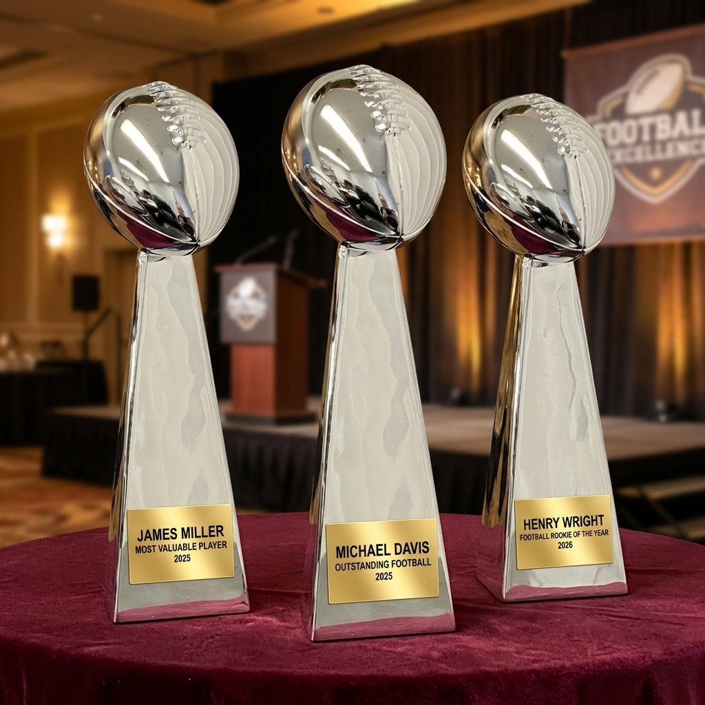 Personalized | Football Award | Custom Engraved | Football Trophy | MVP Award | Engraved | Custom | Youth Football | Championship - View 6