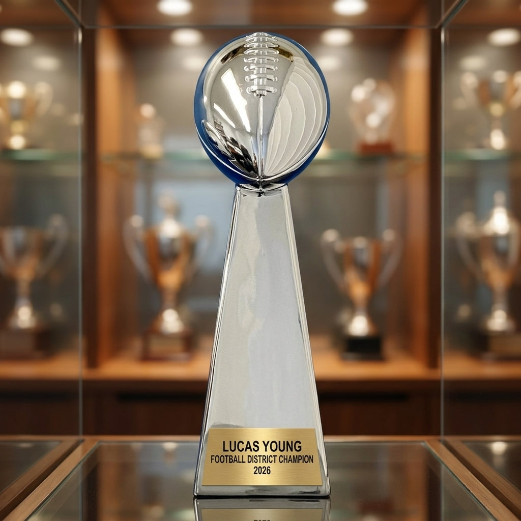 Personalized | Football Award | Custom Engraved | Football Trophy | Championship Award | Engraved Trophy | Personalized Football - View 1
