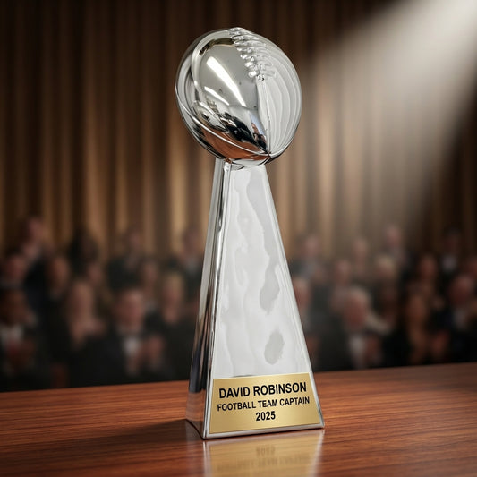 Personalized | Football Award | Custom Engraved | Football Trophy | Championship Award | Engraved Trophy | Personalized Football - View 2