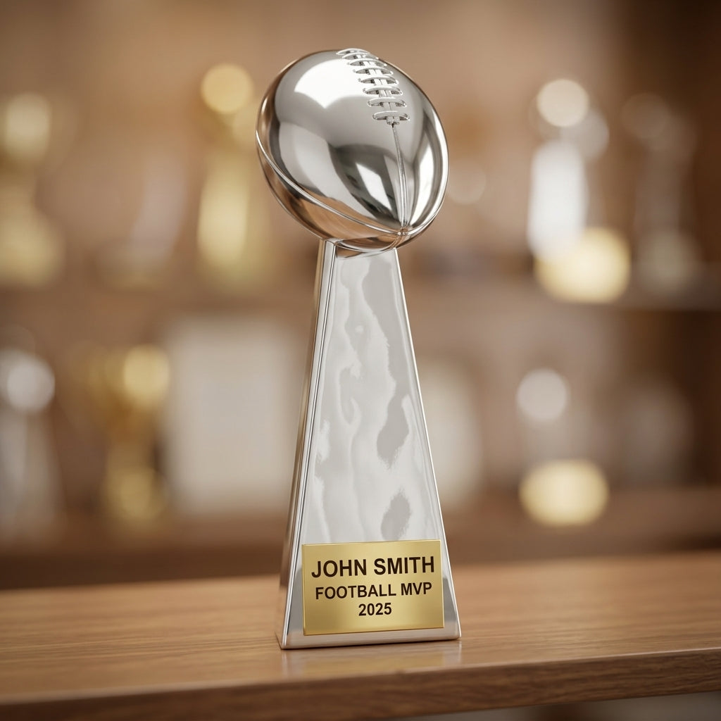 Personalized | Football Award | Custom Engraved | Football Trophy | Championship Award | Engraved Trophy | Personalized Football - View 4
