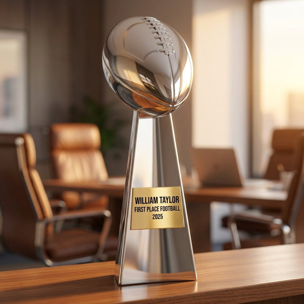 Personalized | Football Award | Custom Engraved | Football Trophy | Championship Award | Engraved Trophy | Personalized Football - View 5