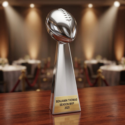 Personalized | Football Award | Custom Engraved | Football Trophy | Personalized Award | Team Recognition | MVP Gift | Coach Appreciation - View 2