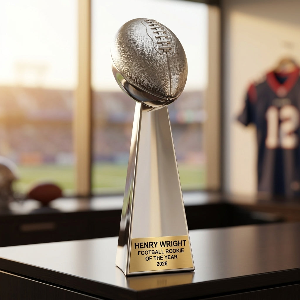 Personalized | Football Award | Custom Engraved | Football Trophy | Personalized Award | Team Recognition | MVP Gift | Coach Appreciation - View 5