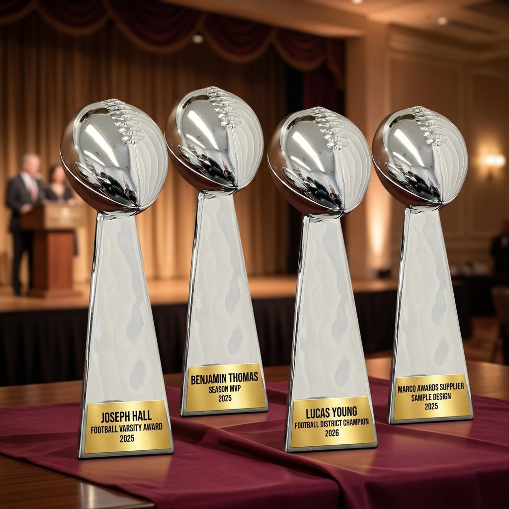 Personalized | Football Award | Custom Engraved | Football Trophy | Personalized Award | Team Recognition | MVP Gift | Coach Appreciation - View 6