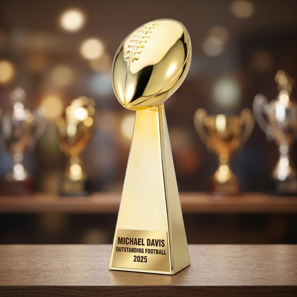 Personalized | Football Award | Custom Engraved | Football Trophy | Fantasy Football | Championship Award | Personalized Gift - View 4