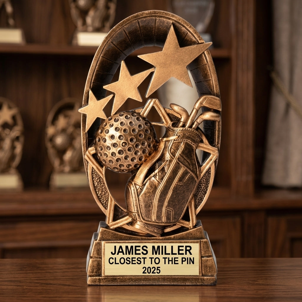 Personalized | Golf Award | Custom Engraved | Trophy | Award | Engraved | Custom | Tournament | League | Golfer | Gift | Golf Trophy - View 1