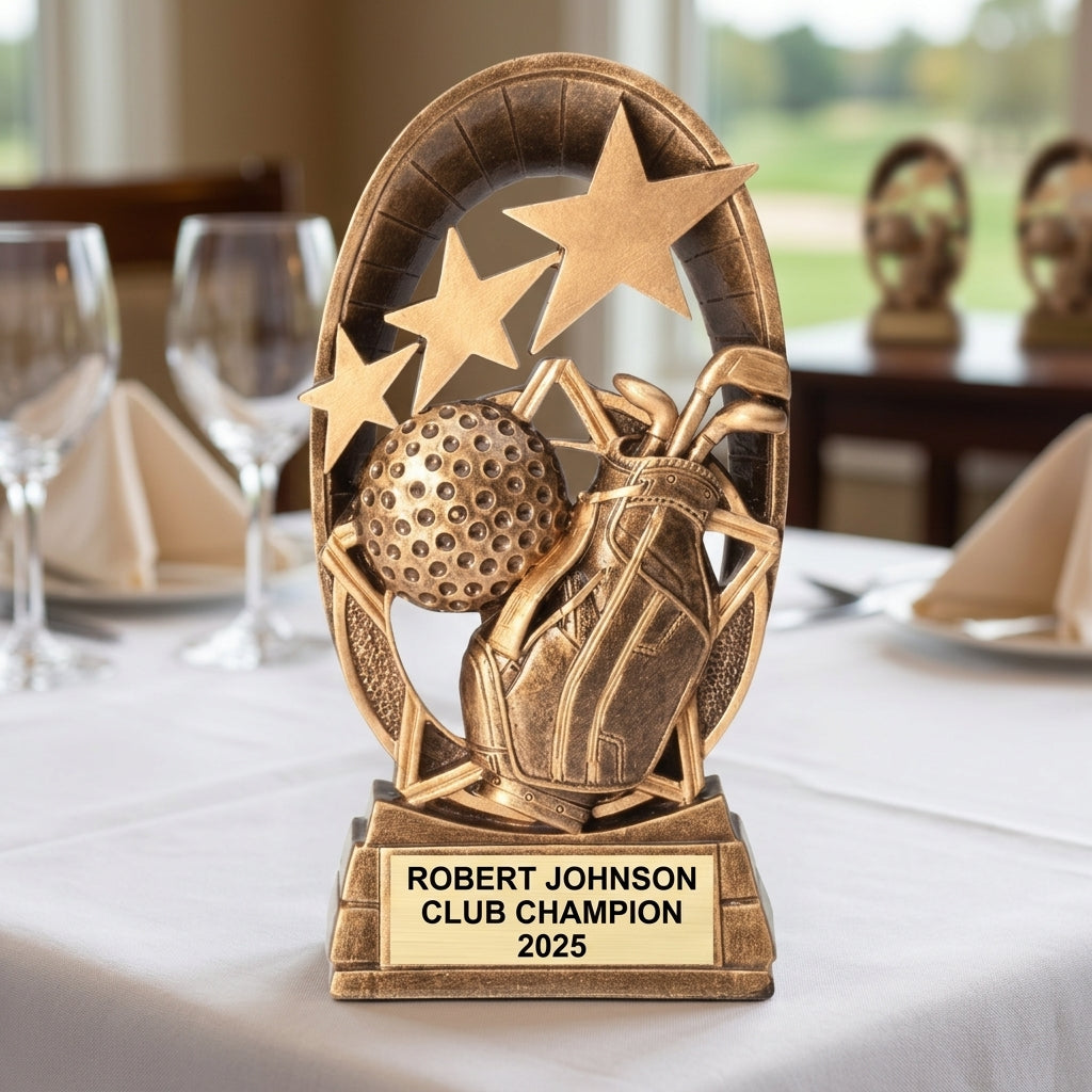 Personalized | Golf Award | Custom Engraved | Trophy | Award | Engraved | Custom | Tournament | League | Golfer | Gift | Golf Trophy - View 5