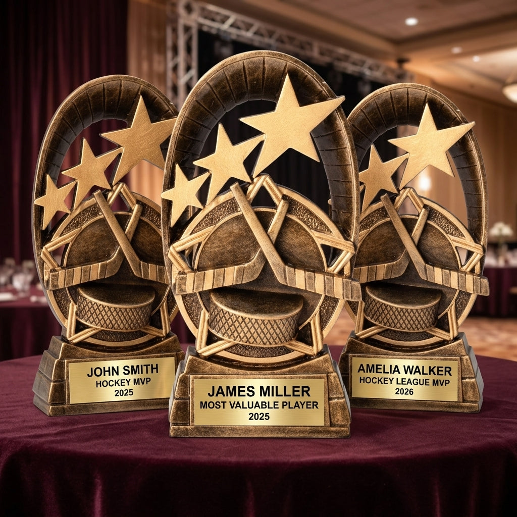 Personalized | Hockey Award | Custom Engraved | Hockey Trophy | MVP Award | Team Recognition | Youth Hockey | Personalized Gift - View 6
