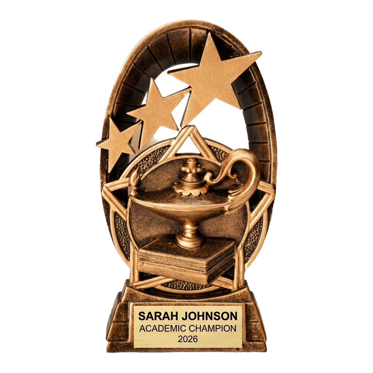 Personalized | Academic Award | Custom Engraved | Graduation | Scholar | Student | Teacher | Award | Trophy | Engraved | Knowledge