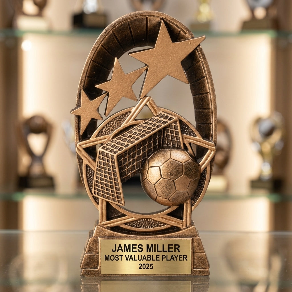 Personalized | Soccer Award | Custom Engraved | Soccer Trophy | Personalized Award | Engraved | MVP | Championship | Youth Soccer - View 1