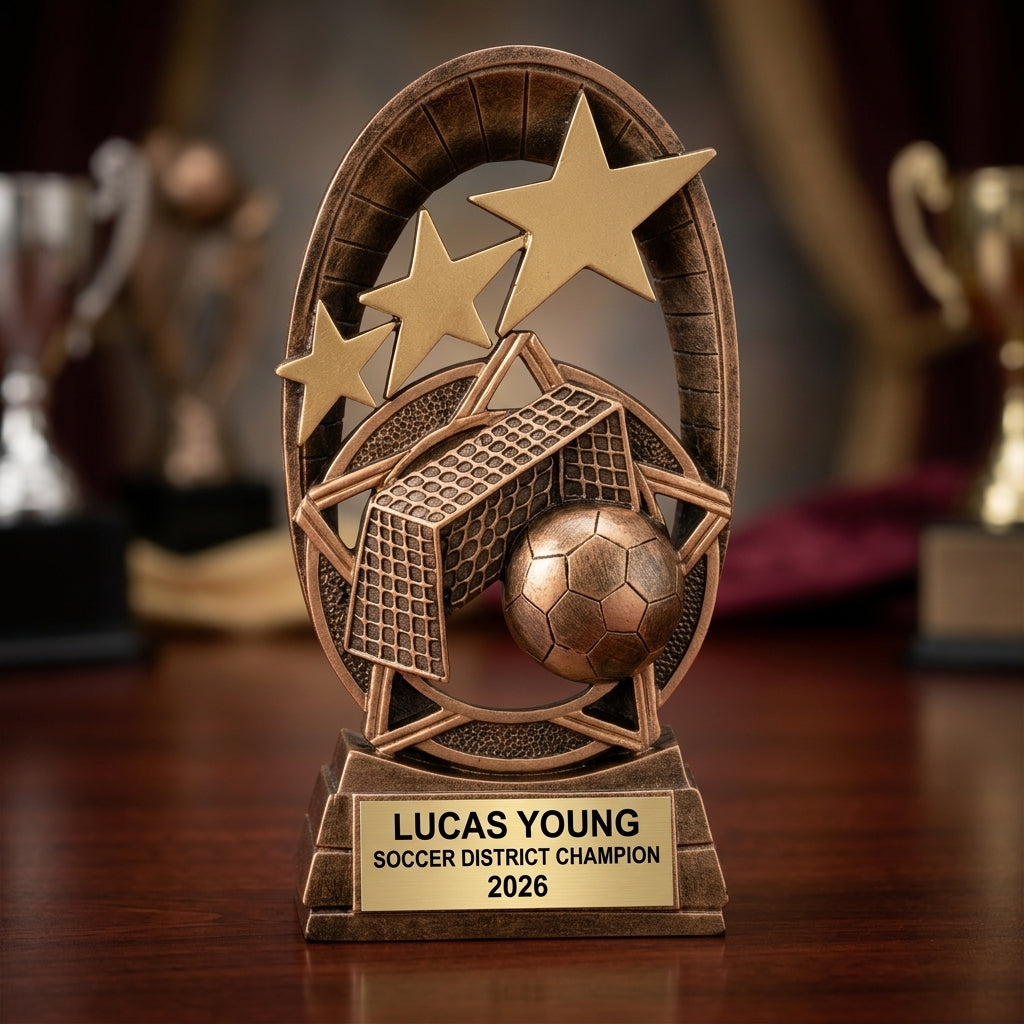 Personalized | Soccer Award | Custom Engraved | Soccer Trophy | Personalized Award | Youth Soccer | MVP | Championship | Team Gift - View 2