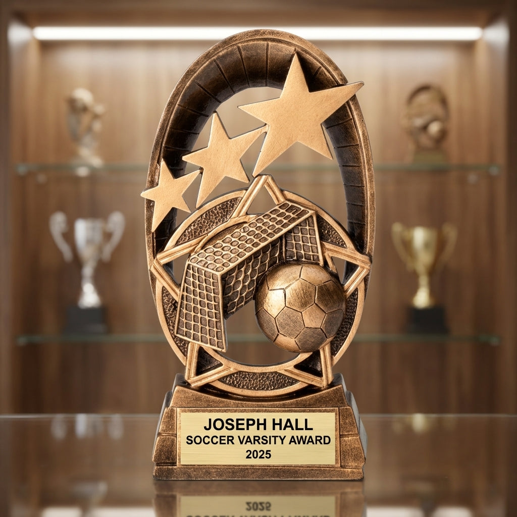 Personalized | Soccer Award | Custom Engraved | Soccer Trophy | Personalized Award | Youth Soccer | MVP | Championship | Team Gift - View 4