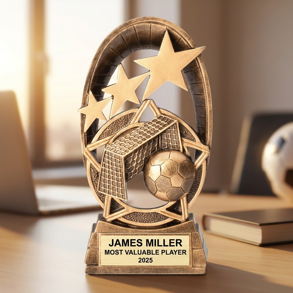 Personalized | Soccer Award | Custom Engraved | Soccer Trophy | Personalized Award | Youth Soccer | MVP | Championship | Team Gift - View 5