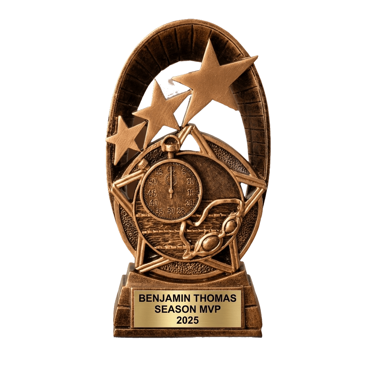 Personalized | Swimming Award | Custom Engraved | Swimming Trophy | Swim Award | Engraved | Team Recognition | Coach Gift | MVP MVS