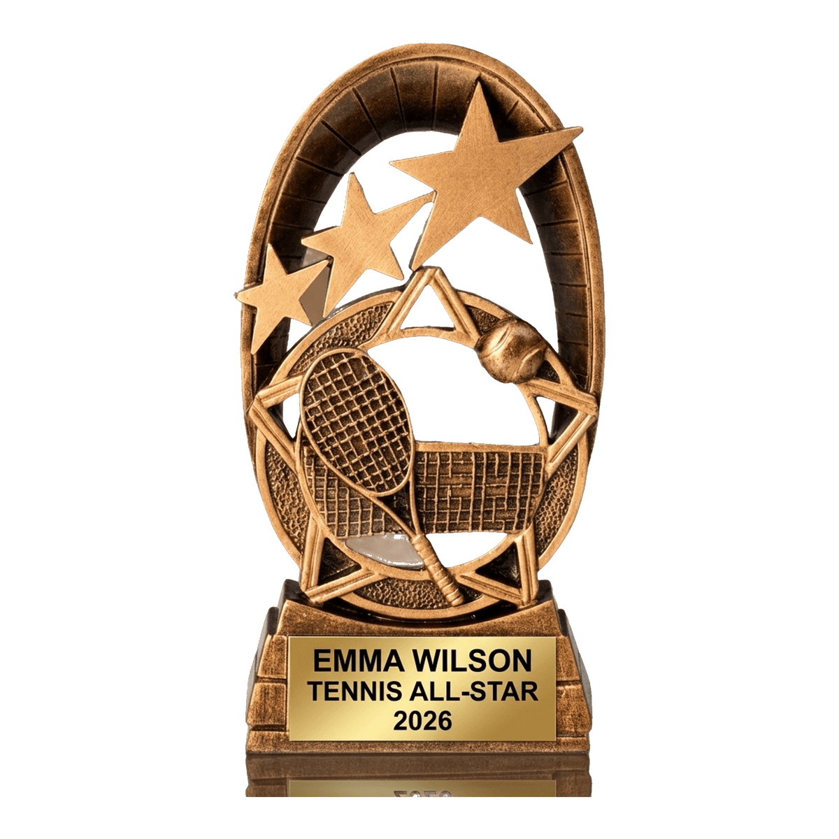 Personalized | Tennis Award | Custom Engraved | Tennis Trophy | Personalized Award | Engraved Gift | Custom Tennis | Player Recognition