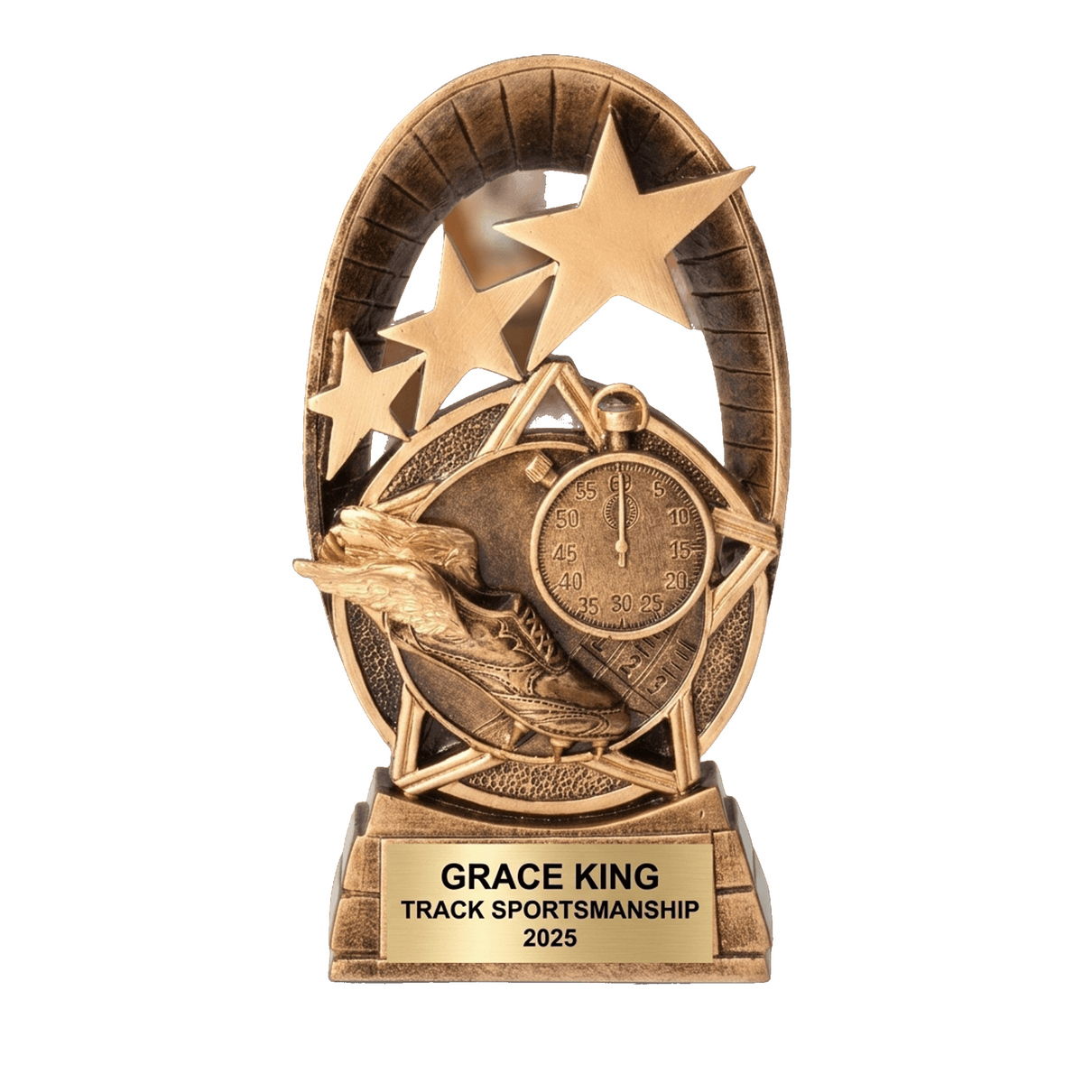Personalized | Track and Field Award | Custom Engraved | Track | Running | Trophy | Award | Engraved | Youth | Team | Coach | Achievement