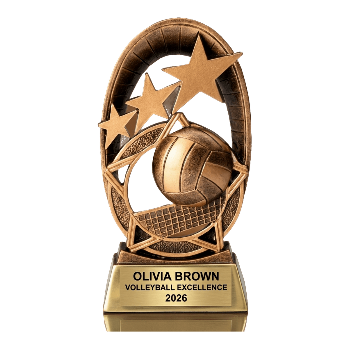 Personalized | Volleyball Award | Custom Engraved | Volleyball Trophy | Personalized Award | Engraved Gift | Team Recognition | MVP Award