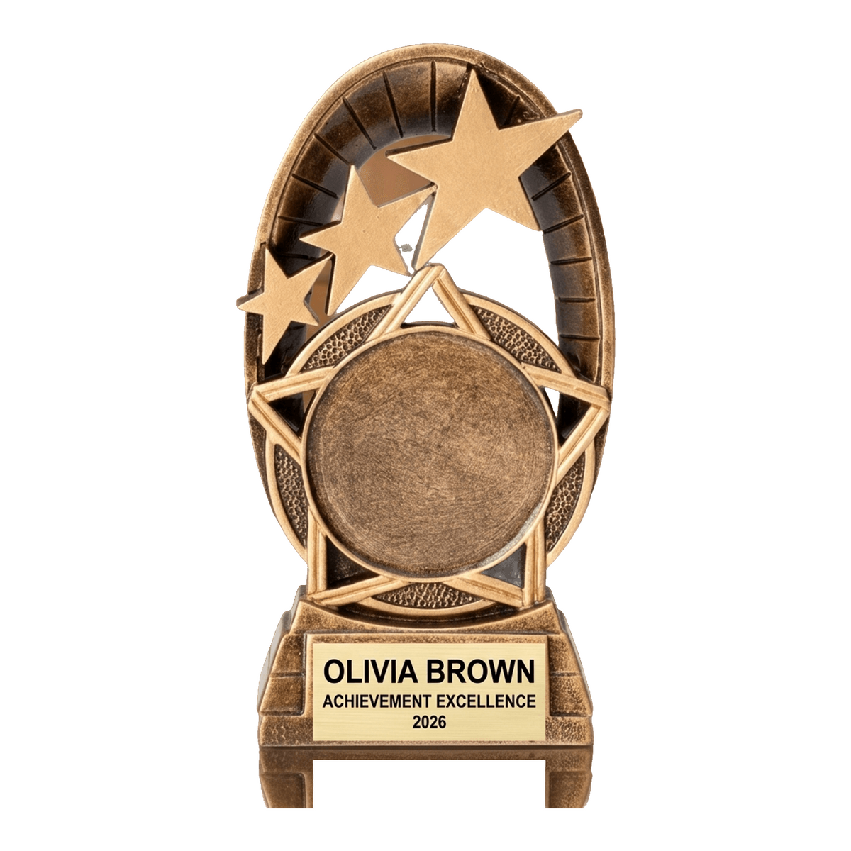 Personalized | Achievement Award | Custom Engraved | Engraved | Star | Trophy | Custom | Recognition | Award | Team Captain | Youth Sports