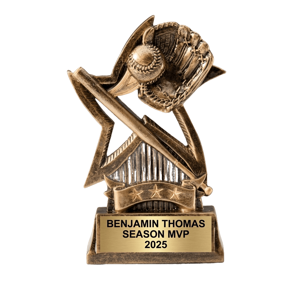 Baseball Award Trophy | Personalized | Custom Engraved Name Plate | Baseball MVP | All-Star | Team Awards