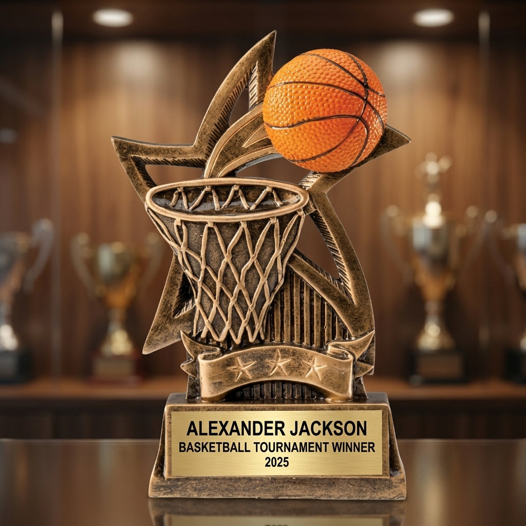 Basketball Award Trophy | Personalized | Custom Engraved | Basketball Trophy | Team Award | Basketball Gift - View 1