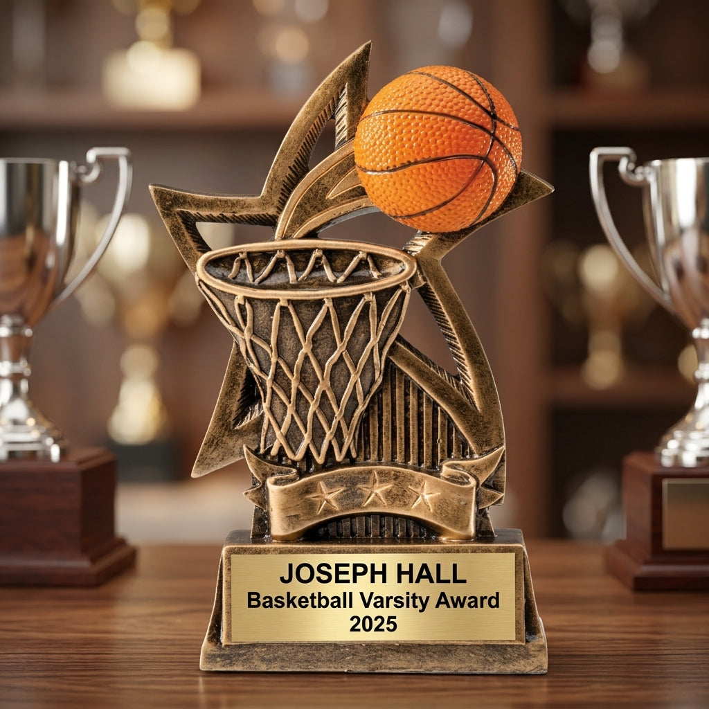 Basketball Award Trophy | Personalized | Custom Engraved | Basketball Trophy | Team Award | Basketball Gift - View 4