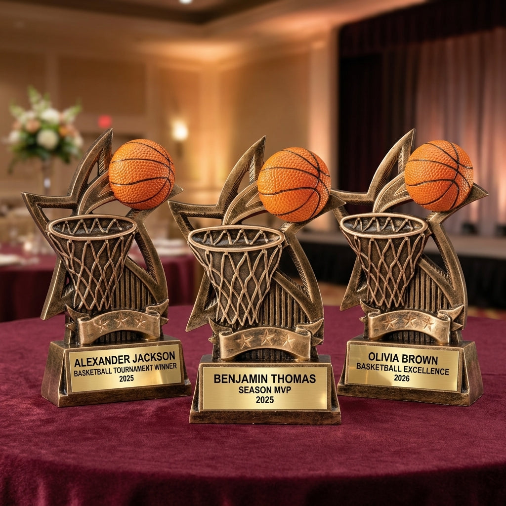 Basketball Award Trophy | Personalized | Custom Engraved | Basketball Trophy | Team Award | Basketball Gift - View 6