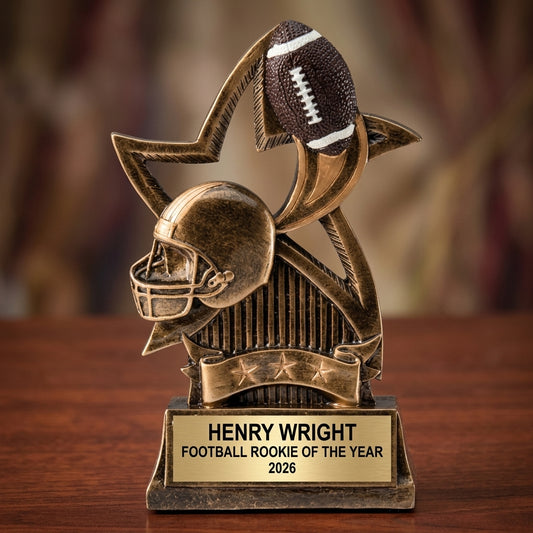 Football Award Trophy | Personalized | Custom Engraved | Football Trophy | Football Gift | Personalized Football Award - View 2