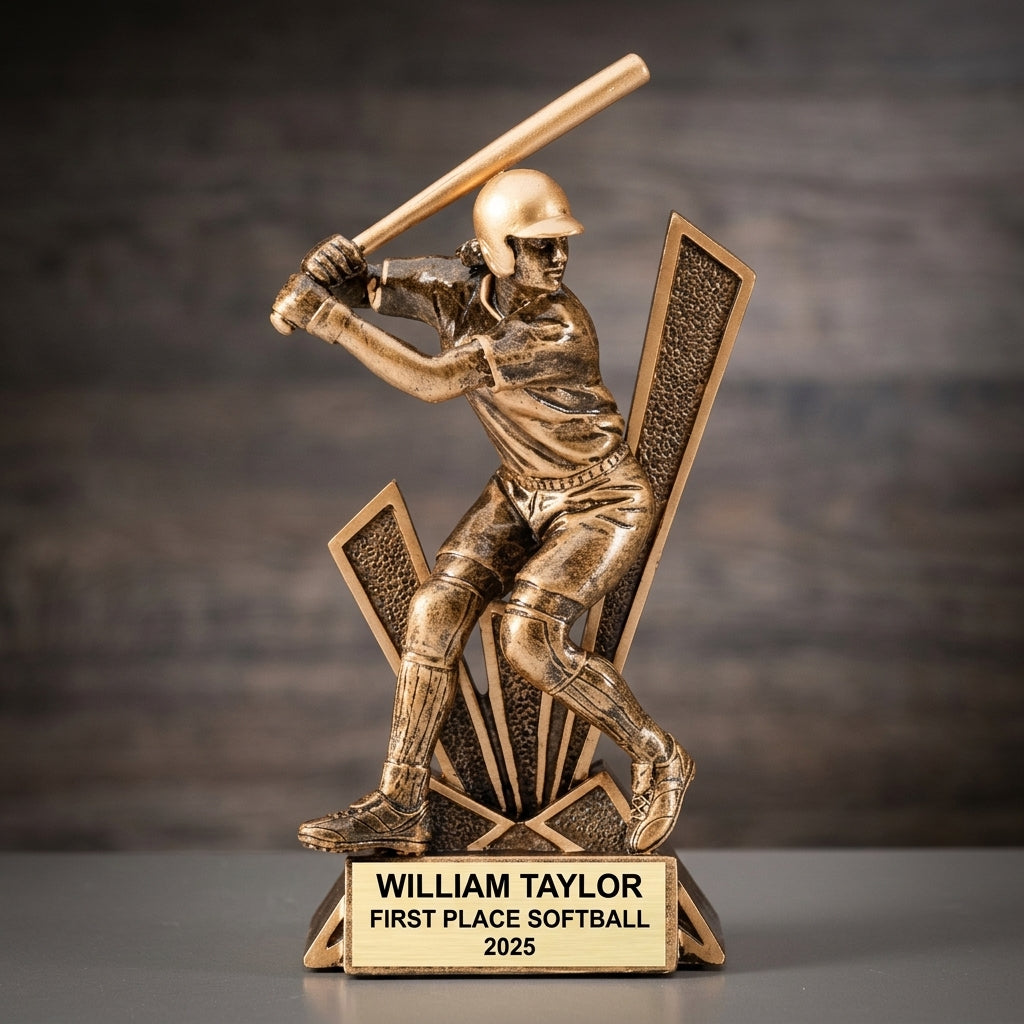 Softball Award Trophy | Personalized | Custom Engraved | Softball MVP | Team Award | Softball Gift - View 3
