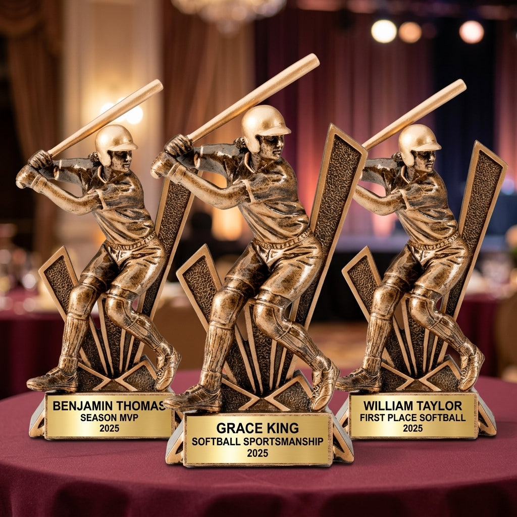Softball Award Trophy | Personalized | Custom Engraved | Softball MVP | Team Award | Softball Gift - View 6