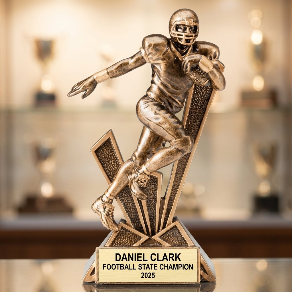 Personalized | Football Award | Custom Engraved | Football Trophy | Personalized Award | Engraved Football | Custom MVP | Champion Trophy - View 1