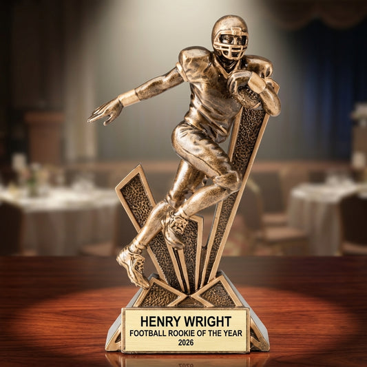Personalized | Football Award | Custom Engraved | Football Trophy | Personalized Award | Engraved Football | Custom MVP | Champion Trophy - View 2
