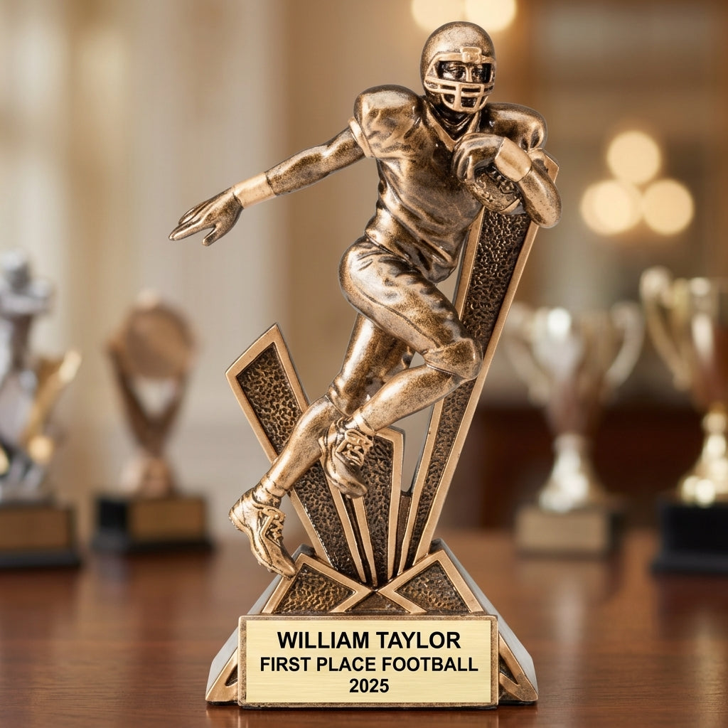 Personalized | Football Award | Custom Engraved | Football Trophy | Personalized Award | Engraved Football | Custom MVP | Champion Trophy - View 4