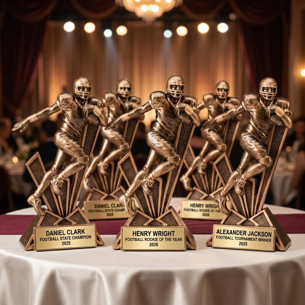 Personalized | Football Award | Custom Engraved | Football Trophy | Personalized Award | Engraved Football | Custom MVP | Champion Trophy - View 6