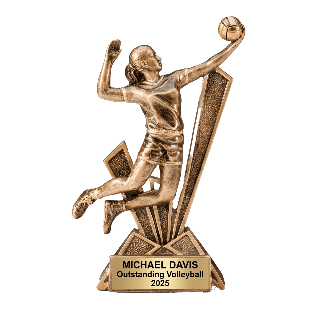 Volleyball Sports Award | Personalized Trophy | Custom Engraved | Team Gift | Checkmate Series