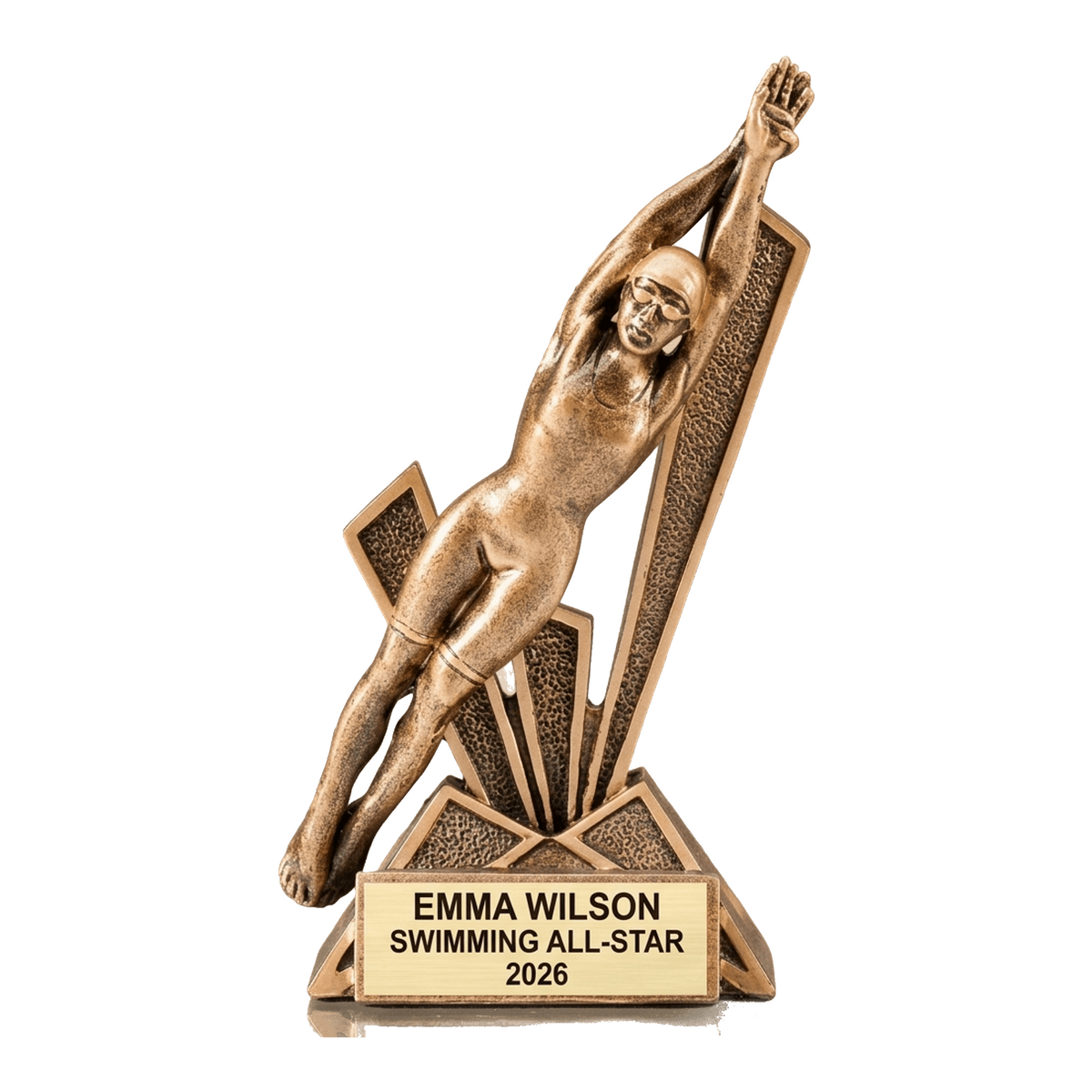 Personalized | Swimming Award | Custom Engraved | Swimmer | Trophy | Award | Engraved | Team | Youth | Coach | Recognition | Championship