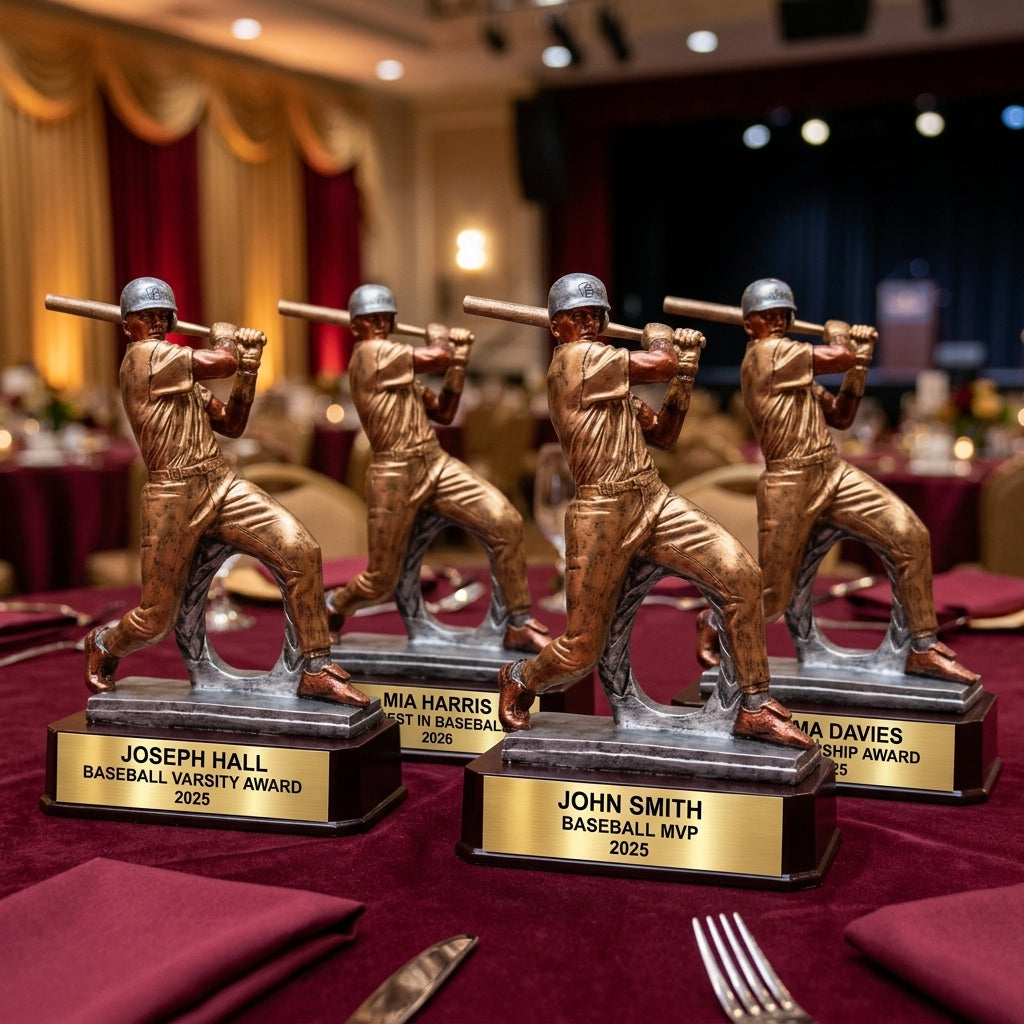 Baseball Award Trophy | Personalized | Custom Engraved | MVP Award | Baseball Gift | Team Award | All-Star | Batting Champion - View 6