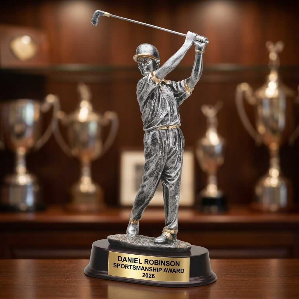 Personalized | Golf Award | Custom Engraved | Golf Trophy | Personalized Golf | Engraved Award | Golfer Gift | Tournament Prize - View 1
