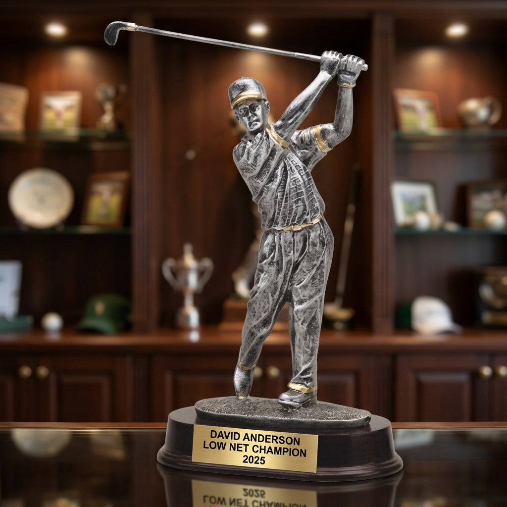 Personalized | Golf Award | Custom Engraved | Golf Trophy | Golfer Award | Personalized Golf | Engraved Trophy | Tournament Winner - View 3