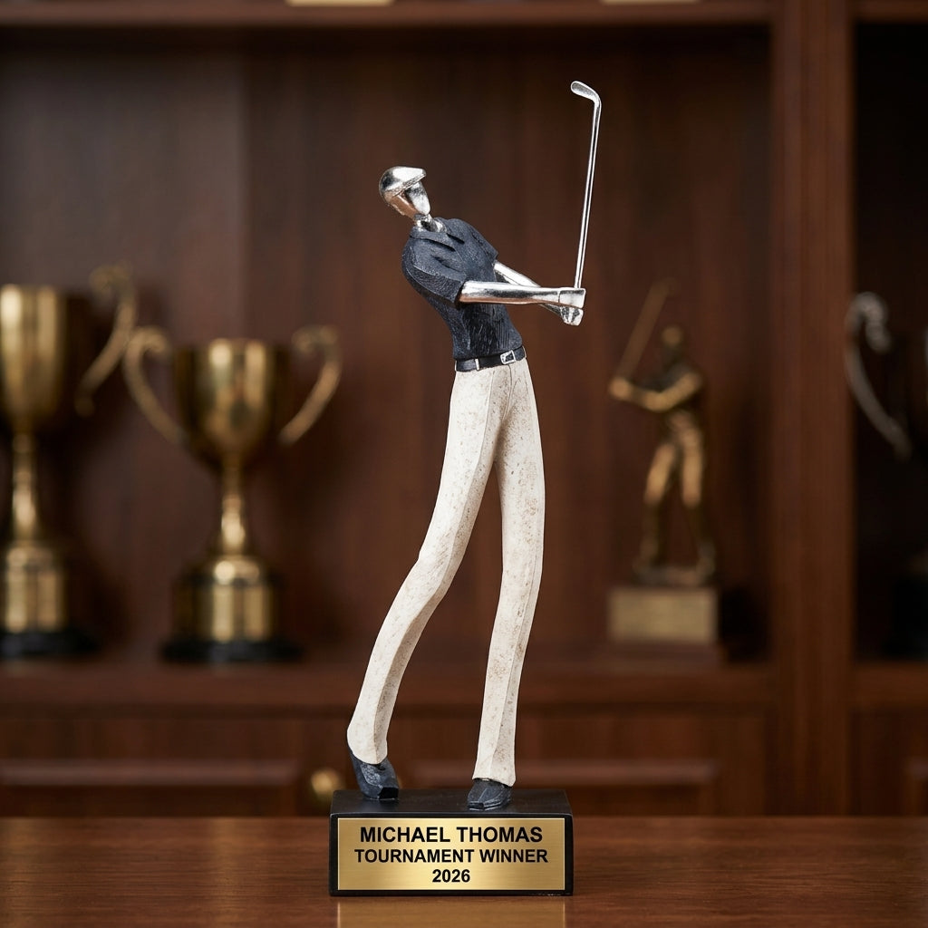 Personalized | Golf Award | Custom Engraved | Golf Trophy | Engraved Award | Golfer Gift | Custom Golf | Tournament Winner | Male Golfer - View 1