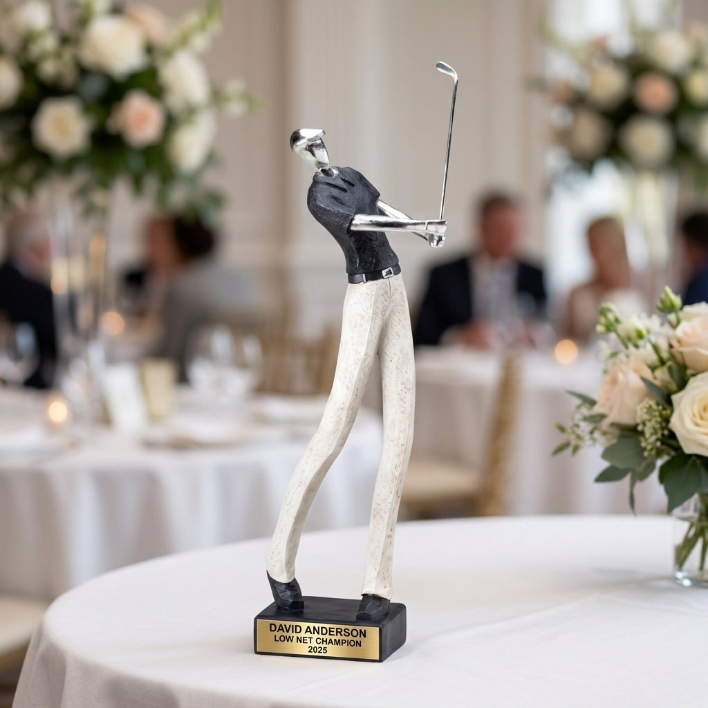 Personalized | Golf Award | Custom Engraved | Golf Trophy | Engraved Award | Golfer Gift | Custom Golf | Tournament Winner | Male Golfer - View 5