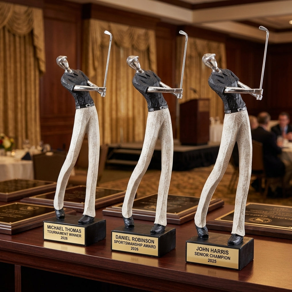 Personalized | Golf Award | Custom Engraved | Golf Trophy | Engraved Award | Golfer Gift | Custom Golf | Tournament Winner | Male Golfer - View 6