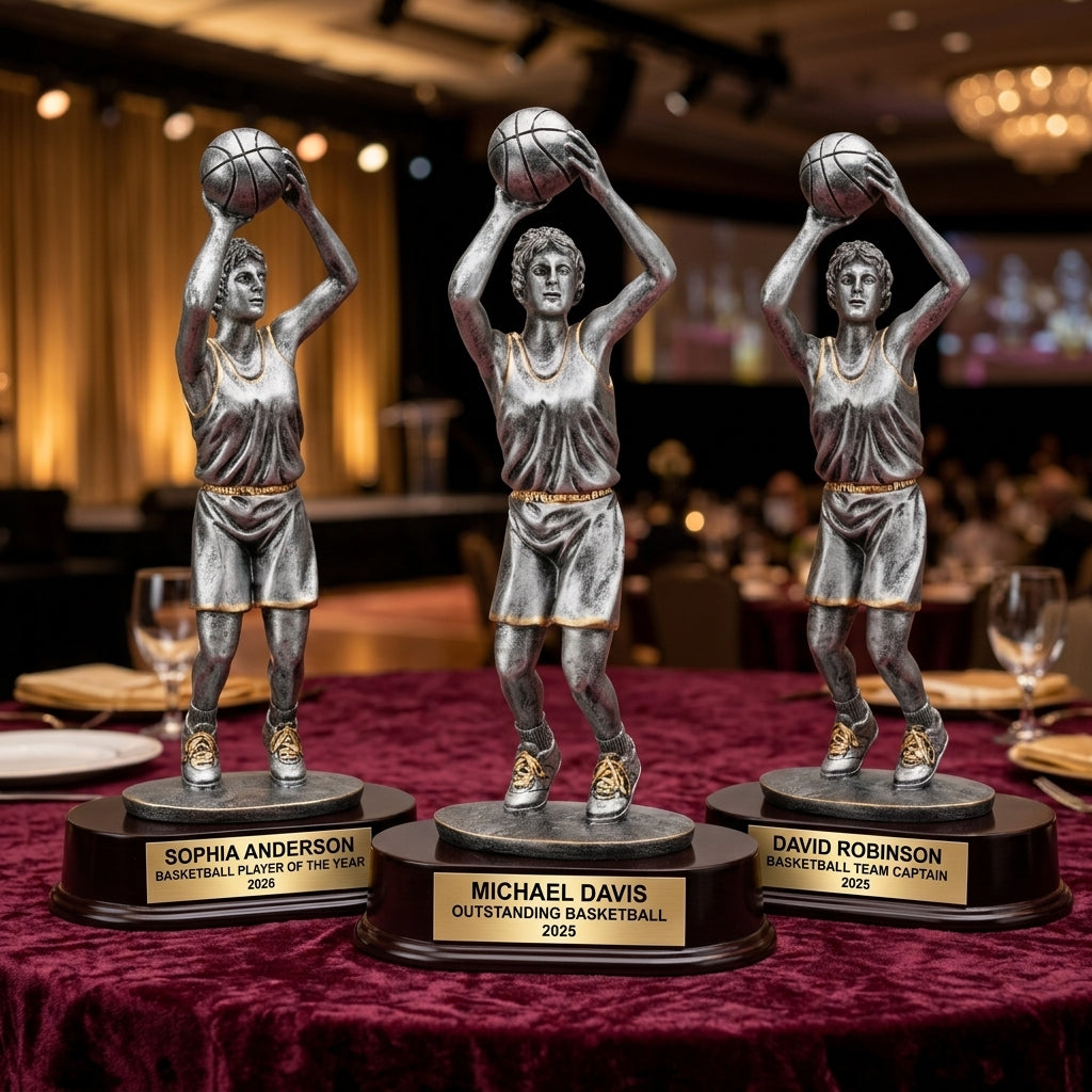 Basketball Award Trophy | Personalized | Custom Engraved | Jump Shot | Basketball Gift | Champion | MVP - View 6