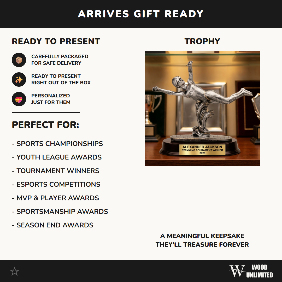 Personalized | Swimming Award | Custom Engraved | Swimming Trophy | Custom Swim | Engraved Award | Swimmer Gift | Team Banquet