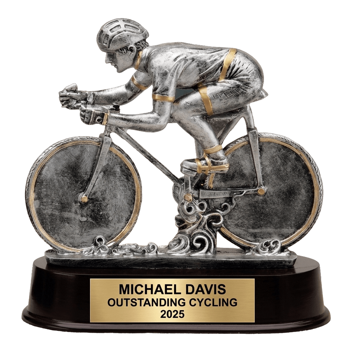 Personalized | Cycling Award | Custom Engraved | Cycling Trophy | Bike Award | Road Cyclist | Engraved | Race Winner | Triathlon