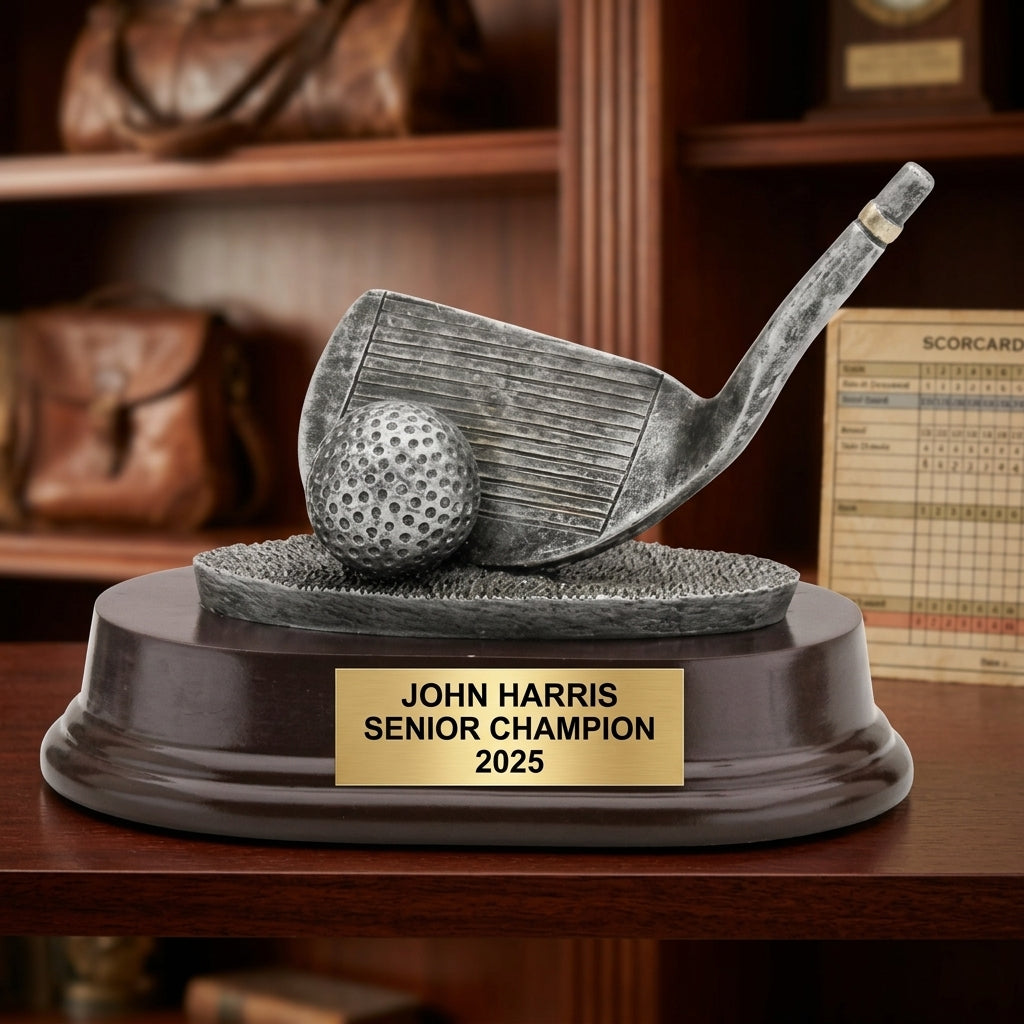 Golf Award Trophy | Personalized | Custom Engraved | Golf Tournament Champion | Unique Golf Gift | Golfer Gift - View 1