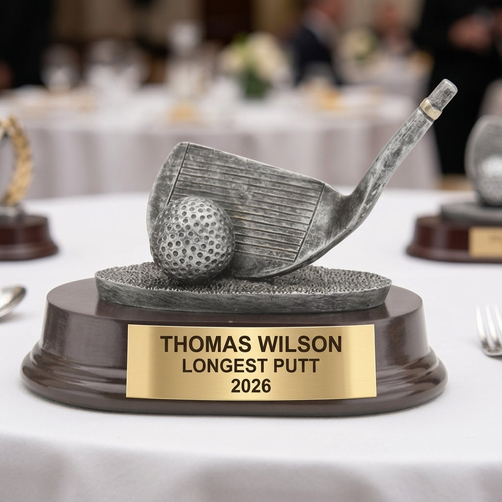 Golf Award Trophy | Personalized | Custom Engraved | Golf Tournament Champion | Unique Golf Gift | Golfer Gift - View 5
