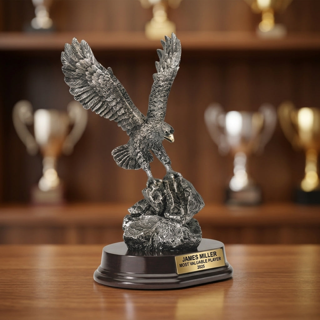 How to order a personalized trophy award in 3 easy steps with custom name, team, and year engraving