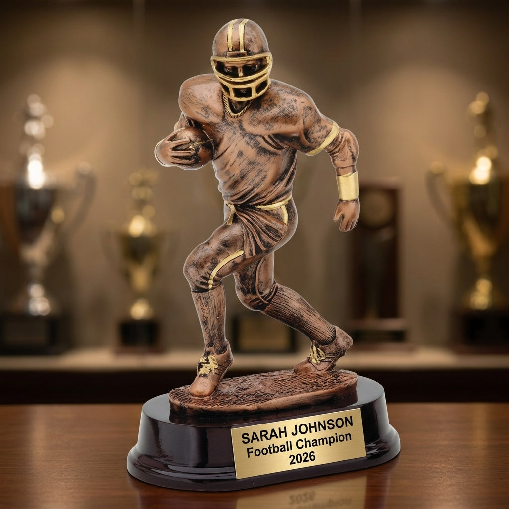 Personalized | Football Award | Custom Engraved | Football Trophy | Player Award | Championship | MVP Trophy | Youth Football | Team Award - View 1
